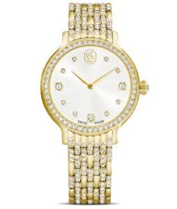 Montre Imber, Fabriqué en Suisse, Bracelet en métal, Ton doré, Finition ton doré